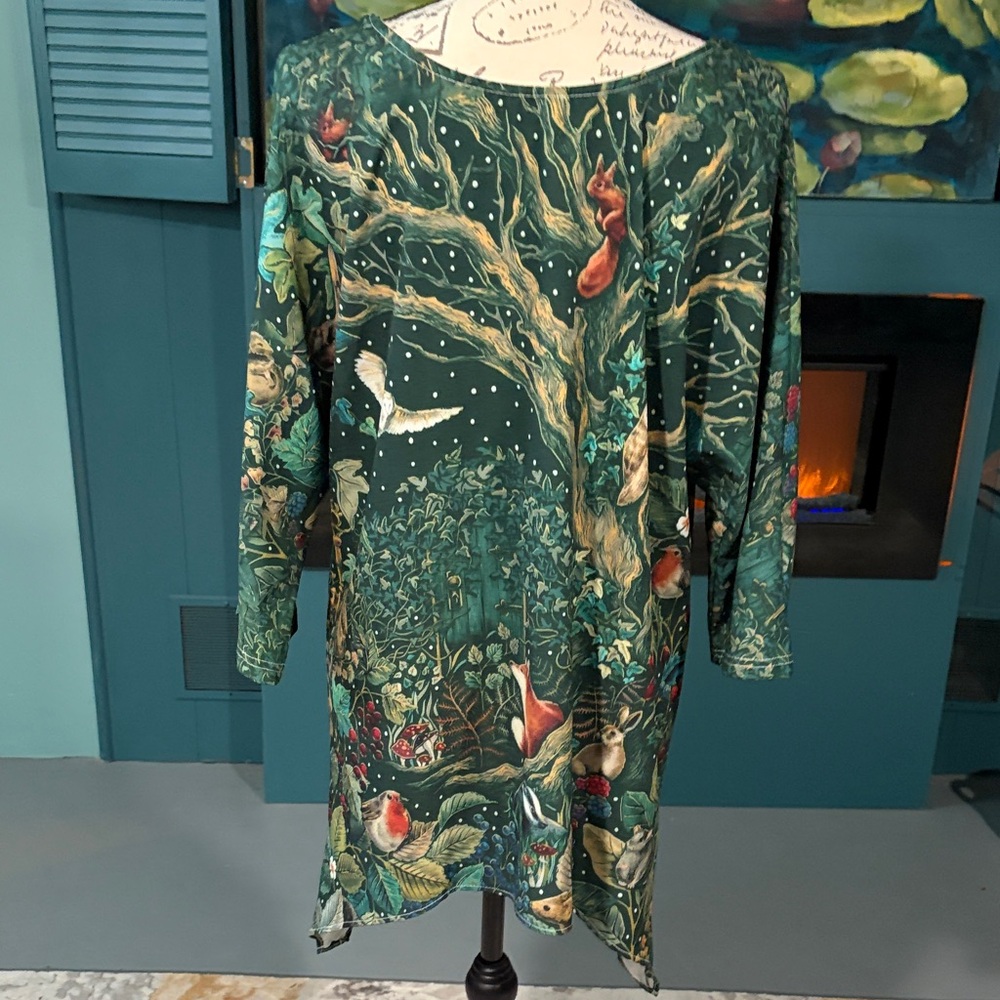 Mystical Woodland Print Tunic - Picture 3 of 4